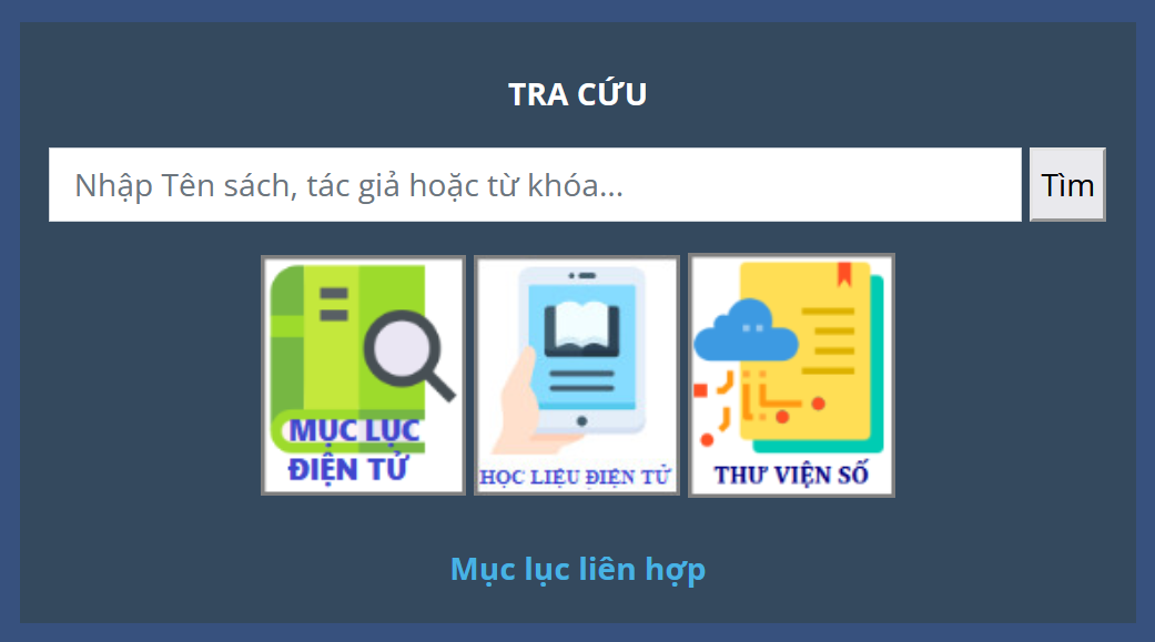 HƯỚNG DẪN TRA CỨU (Dành cho bạn đọc thư viện)